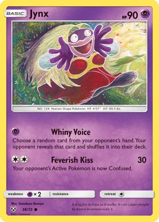 Jynx (38) [Shining Legends] Reverse Holofoil
