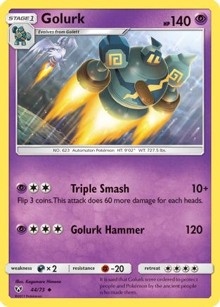 Golurk (44) [Shining Legends] Reverse Holofoil