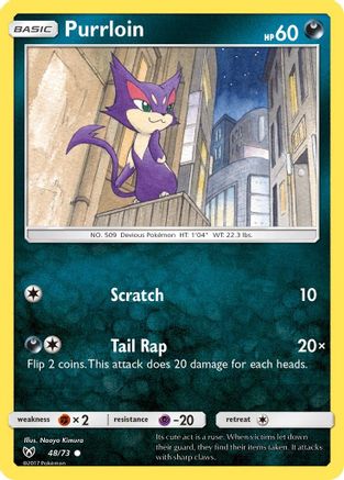 Purrloin (48) [Shining Legends] Reverse Holofoil