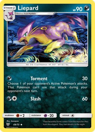 Liepard (49) [Shining Legends] Reverse Holofoil