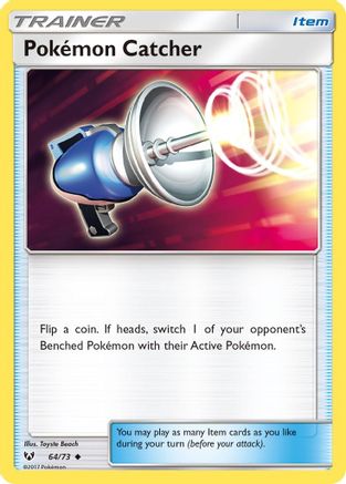 Pokemon Catcher (64) [Shining Legends] Reverse Holofoil