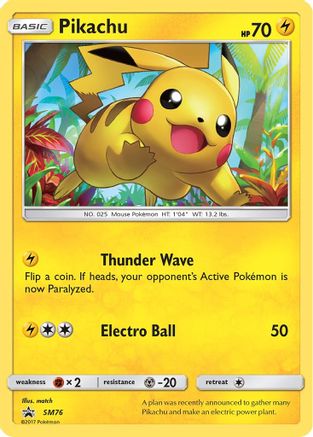 Pikachu - SM76 (SM76) [SM Promos] Holofoil