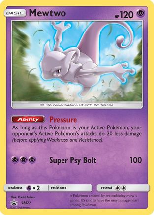 Mewtwo - SM77 (SM77) [SM Promos] Holofoil