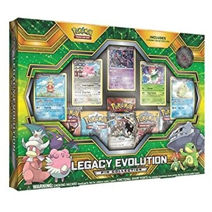 Pokemon Legacy Evolution Pin Collection