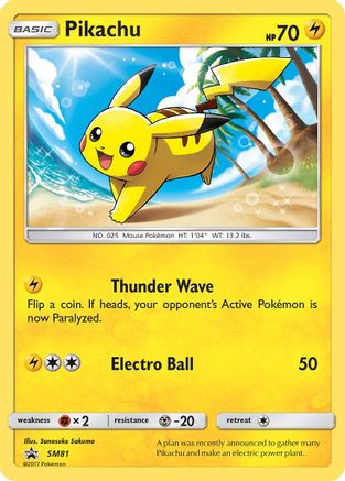 Pikachu - SM81 (SM81) [SM Promos] Holofoil