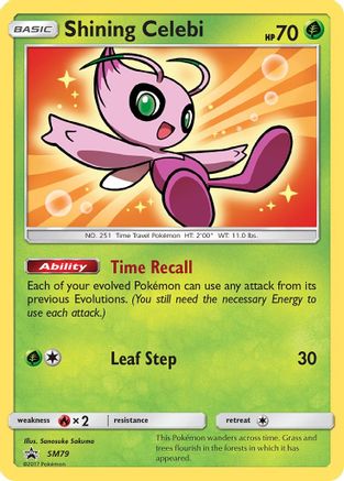 Shining Celebi - SM79 (SM79) [SM Promos] Holofoil
