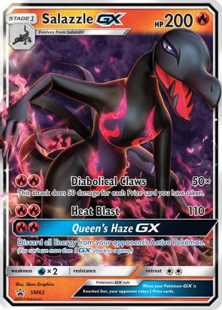 Salazzle GX - SM63 (SM63) [SM Promos] Holofoil