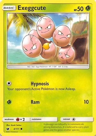 Exeggcute (4) [SM - Crimson Invasion] Reverse Holofoil