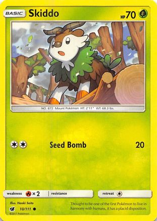 Skiddo (10) [SM - Crimson Invasion] Reverse Holofoil