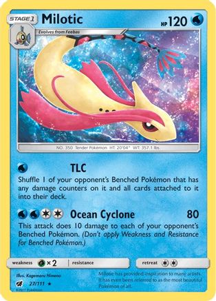 Milotic (27) [SM - Crimson Invasion] Holofoil