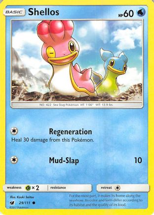 Shellos (29) [SM - Crimson Invasion] Reverse Holofoil