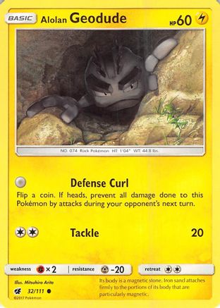 Alolan Geodude (32) [SM - Crimson Invasion]