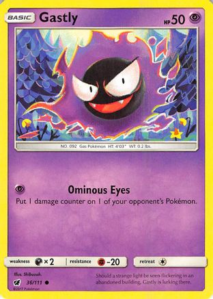 Gastly (36) [SM - Crimson Invasion]