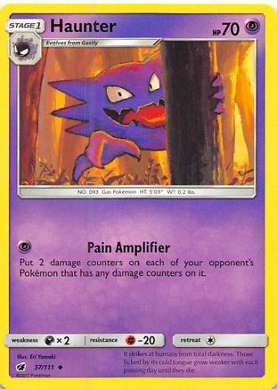 Haunter (37) [SM - Crimson Invasion] Reverse Holofoil