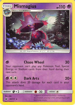 Mismagius (40) [SM - Crimson Invasion] Reverse Holofoil