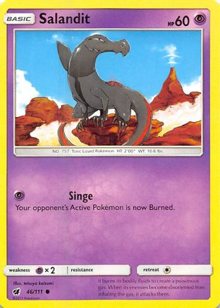 Salandit (46) [SM - Crimson Invasion] Reverse Holofoil