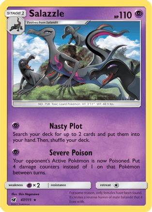 Salazzle (47) [SM - Crimson Invasion] Holofoil