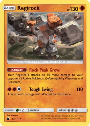 Regirock (53) [SM - Crimson Invasion]