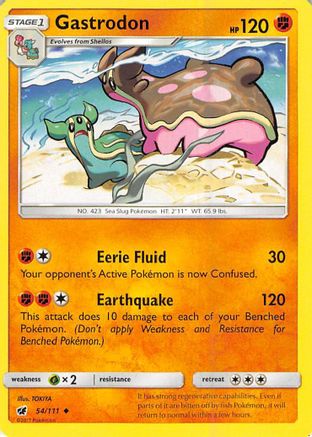 Gastrodon (54) [SM - Crimson Invasion] Reverse Holofoil