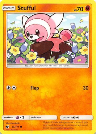 Stufful (55) [SM - Crimson Invasion] Reverse Holofoil