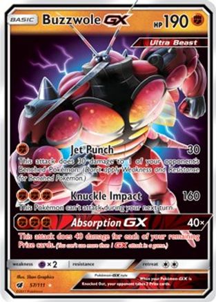Buzzwole GX (57) [SM - Crimson Invasion] Holofoil