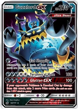 Guzzlord GX (63) [SM - Crimson Invasion] Holofoil