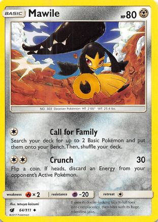 Mawile (64) [SM - Crimson Invasion] Reverse Holofoil