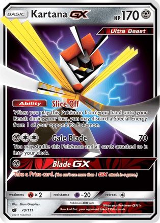 Kartana GX (70) [SM - Crimson Invasion] Holofoil