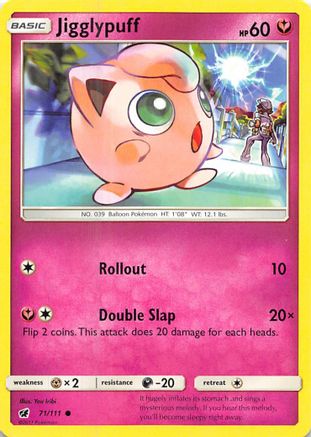 Jigglypuff (71) [SM - Crimson Invasion] Reverse Holofoil