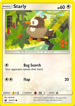 Starly (81) [SM - Crimson Invasion]