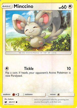Minccino (85) [SM - Crimson Invasion] Reverse Holofoil