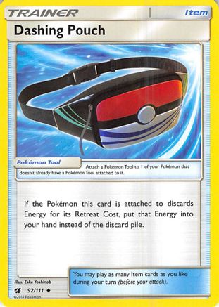 Dashing Pouch (92) [SM - Crimson Invasion] Reverse Holofoil