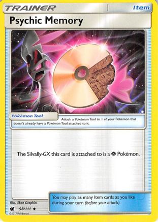 Psychic Memory (98) [SM - Crimson Invasion] Reverse Holofoil