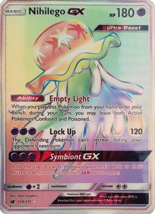 Nihilego GX (Secret) (114) [SM - Crimson Invasion] Holofoil