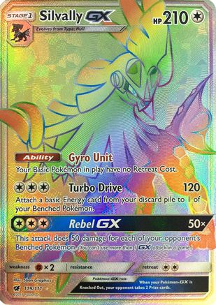 Silvally GX (Secret) (119) [SM - Crimson Invasion] Holofoil