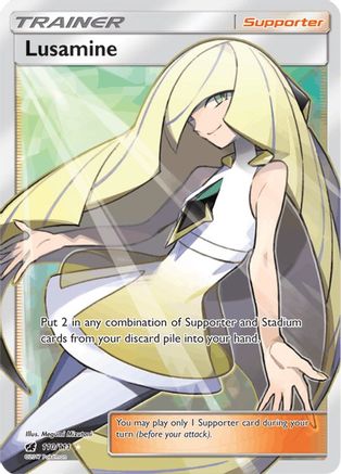 Lusamine (Full Art) (110) [SM - Crimson Invasion] Holofoil
