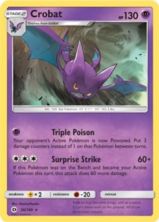Crobat - 56/149 (Prerelease Kit Exclusive) (56) [Deck Exclusives]