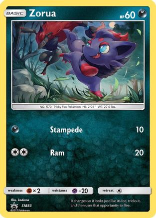 Zorua - SM83 (SM83) [SM Promos] Holofoil