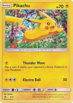 Pikachu - 5/12 (5) [McDonald's Promos 2017] Holofoil