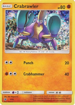 Crabrawler - 7/12 (7) [McDonald's Promos 2017] Holofoil