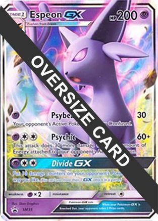 Espeon GX - SM35 (SM Black Star Promos) (SM35) [Jumbo Cards] Holofoil
