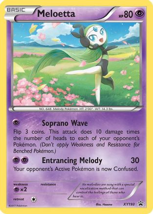 Meloetta - XY193 (XY193) [XY Promos] Holofoil
