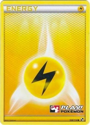 Lightning Energy - 108/114 (Play! Pokemon) (108) [League & Championship Cards] Holofoil