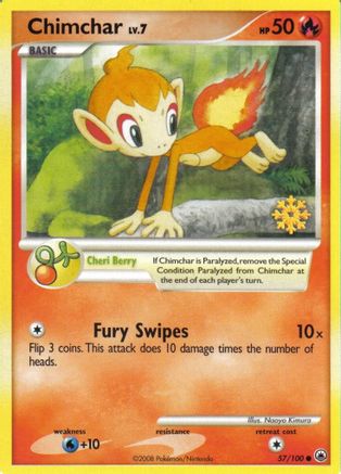 Chimchar - 57/100 (57) [Countdown Calendar Promos]