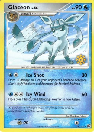 Glaceon - 20/100 (20) [Countdown Calendar Promos]
