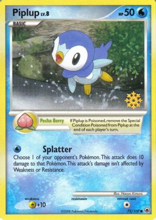 Piplup - 72/100 (72) [Countdown Calendar Promos]