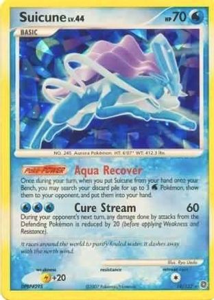 Suicune - 19/132 (Cracked Ice Holo) (19) [Miscellaneous Cards & Products] Holofoil