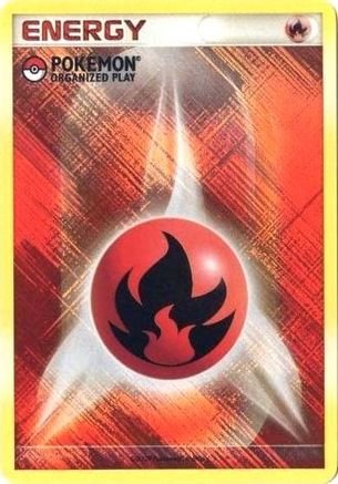 Fire Energy (2009 Unnumbered POP Promo) () [League & Championship Cards] Holofoil