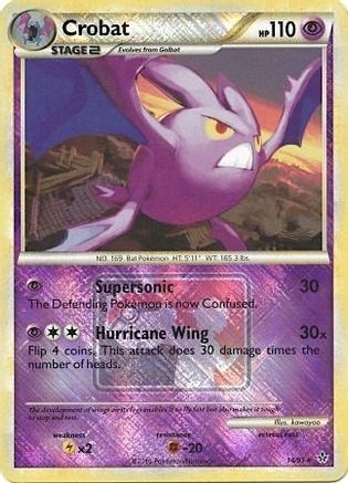 Crobat - 14/95 (League Promo) (14) [League & Championship Cards] Reverse Holofoil