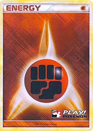 Fighting Energy (2010 Play! Pokemon) () [League & Championship Cards] Holofoil